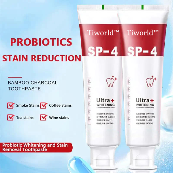 🔥2024 HOT SALE🔥 PRO Tiworld™ SP-4 Probiotic Whitening Toothpaste