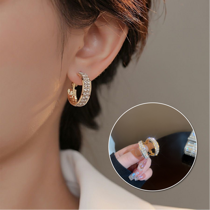 Tiworld™ Lymphatic activity hoop earrings