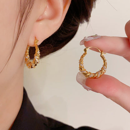 Lymphatic activity hoop earrings（Limited Time Discount 🔥 Last Day)