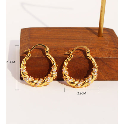 Lymphatic activity hoop earrings（Limited Time Discount 🔥 Last Day)