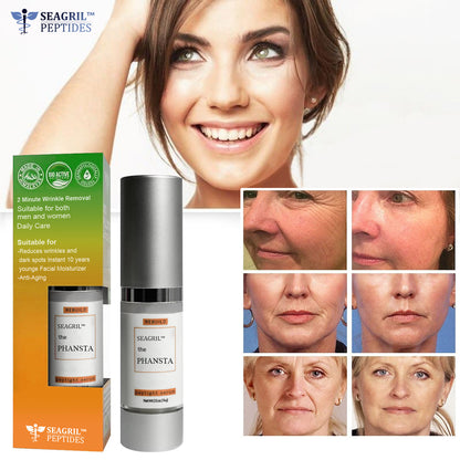 SEAGRIL-PEPTIDE  Wrinkle Reducing Cream contains 12 different peptides (eliminates wrinkles in 1 minute)