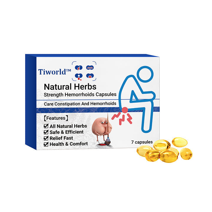 Tiworld™ Natural Herbal Strength Hemorrhoid Capsules