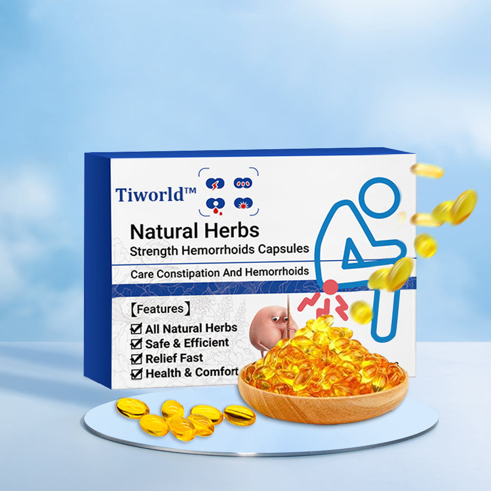 Tiworld™ Natural Herbal Strength Hemorrhoid Capsules